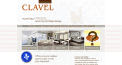Desktop Screenshot of ameublementsclavel.com